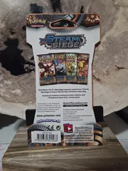 Pokemon XY Steam Siege Sleeved Booster Pack Factory Sealed - Image 2