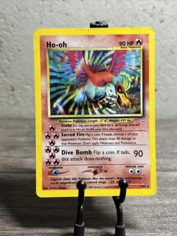 Ho-oh 07/64 Neo Revelation Holo Rare-Pokemon TCG-WOTC-Fast Shipping-LP!! - Image 1