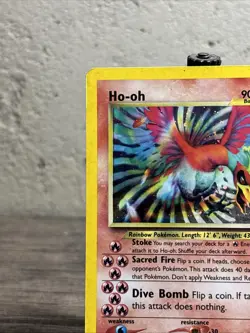 Ho-oh 07/64 Neo Revelation Holo Rare-Pokemon TCG-WOTC-Fast Shipping-LP!! - Image 2