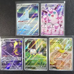Pokemon TCG Phantasmal Flames Illustration Rare Set Pokemon Mega Evolution - Image 1