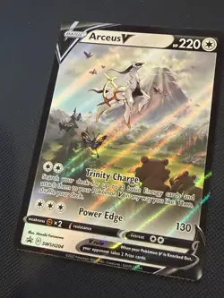 Pokemon TCG Arceus v SWSH204 Sword & Shield Promo NM Condition - Image 2