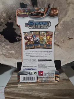 Pokemon XY Steam Siege Sleeved Booster Pack Factory Sealed - Image 2
