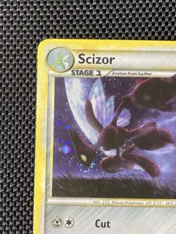 Scizor 7/90 Swirl Holo Rare HGSS Undaunted Pokemon TCG Vintage LP+ - Image 3