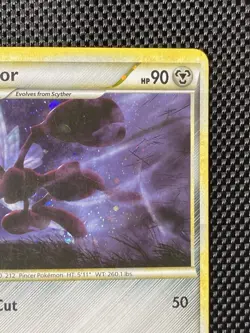 Scizor 7/90 Swirl Holo Rare HGSS Undaunted Pokemon TCG Vintage LP+ - Image 4