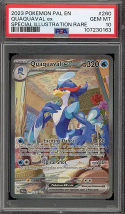 Pokemon Quaquaval ex Paldea Evolved Special Illustration Rare #260 PSA 10 - Image 1