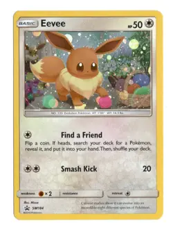 Eevee SM184 Pokemon Cosmos Holo SM Black Star Promo TCG - Image 1