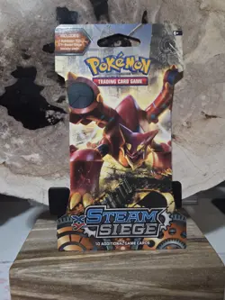 Pokemon XY Steam Siege Sleeved Booster Pack Factory Sealed - Image 1