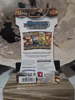 Pokemon XY Steam Siege Sleeved Booster Pack Factory Sealed - Image 2