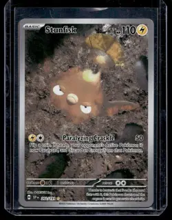 2024 Pokemon SV08: Surging Sparks Stunfisk #202/191 - Image 1