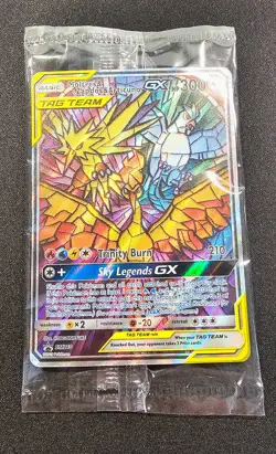 Moltres Zapdos Articuno GX SM210 Pokemon Sun Moon Black Star Promo English NM - Image 1