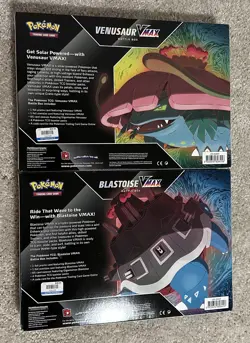 Pokemon TCG VMAX Battle Boxes - Venusaur VMAX & Blastoise VMAX - Factory Sealed - Image 2