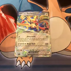 HOP'S ZACIAN EX 2025 POKEMON JOURNEY TOGETHER DOUBLE RARE 111/159 Q3420 (K) - Image 1
