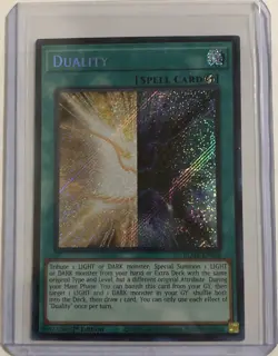 Duality YuGiOh Battles of Legend: Monstrous Revenge Secret Rare BLMREN036 NM/NM+ - Image 1