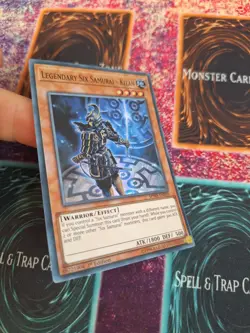 Yu-Gi-Oh! Legendary Six Samurai - Kizan SPWA-EN010 Super Rare 1st Edition NM a1/ - Image 2