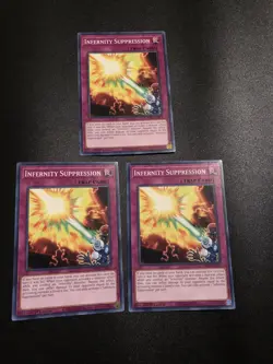 Yugioh - 3X Infernity Suppression - Common - 1st Edition - PHRA-EN075 - NM - Image 1