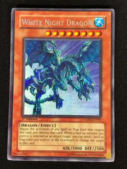 Yugioh White Night Dragon ANPR-EN092 1st Secret (NM) - Image 1