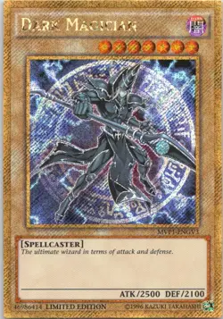 1996 TCG UNLIMITED DARK MAGICIAN HOLO RARE #MVP1-ENGV3 - Image 1