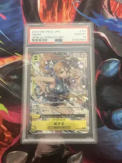 O-Nami Alternate Art Op06-101 One Piece TCG PSA 10 GEM MINT Japanese 2023 - Image 1
