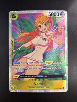 Nami OP08-106 Two Legends Foil One Super Rare Piece NM - Image 1