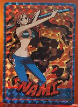 One Piece - Nami - Rare Holo Sticker - Image 1