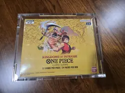 SEALED- One Piece Op-04 Kingdoms of Intrigue English Booster Box English - Image 1