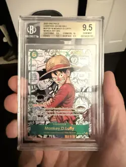 🔥BGS 9.5 Monkey.D.Luffy (Manga Art Sec) OP13-118 - Carrying On His Will Foil - Image 1