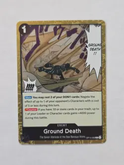 Ground Death OP14-096 The Azure Sea's Seven Foil English One Piece - Image 1