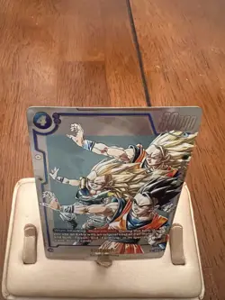 Dragon Ball Fusion World Card Gotenks SB02-022 Alt Art Gold Holofoil - Image 2