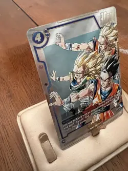 Dragon Ball Fusion World Card Gotenks SB02-022 Alt Art Gold Holofoil - Image 4