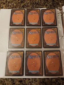 Vintage Magic The Gathering Binder Collection Card Lot MTG 1993-2003 Rares - Image 5