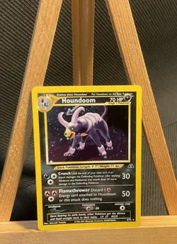 Houndoom - 4/75 - Pokemon Neo Discovery Card WOTC - Foot Swirl LP+ - Image 1