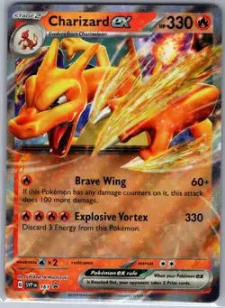 Charizard ex SVP 161 SV: Scarlet & Violet Promo Cards - Pokemon Card - NM - Image 1