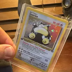 Pokemon Snorlax Jungle 1st Edition Holo Rare 90 HP English Card 11/64 1999 - Image 2