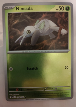 Nincada 016/132 Mega Evolution Reverse Holo Pokemon Card English - Image 1