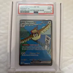 Pokemon TCG Pidgeot EX 225/197 Obsidian Flames PSA 9 Graded Card - Image 1
