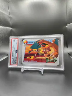 Pokemon Carddass Card Charizard Vs Magmar 107 Bandai Pocket Monsters PSA 7 - Image 2