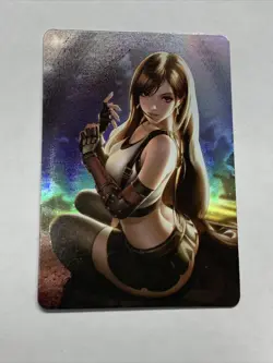 Tifa Lockhart Final Fantasy 7 Girl ACG Goddess Story Anime Card Waifu Sexy Art - Image 1