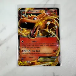 Charizard EX Ultra Rare XY Flashfire 11/106 Pokemon Card - Heavy Play - Image 1
