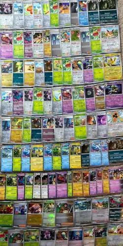 Prismatic Evo x55 Reverse Holo + x27 Holos + x17 Pokeball Lot of 99 Cards - NM - Image 1