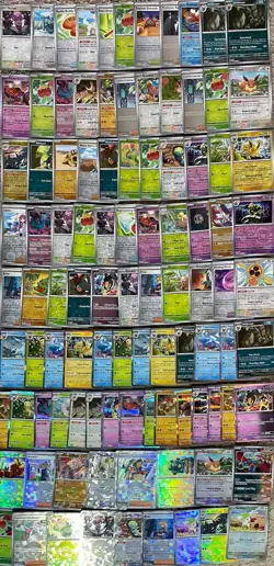 Prismatic Evo x55 Reverse Holo + x27 Holos + x17 Pokeball Lot of 99 Cards - NM - Image 2