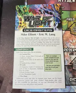 DC Dice Masters: War of Light Collector’s Box Loaded w/ Cards and Dice - Image 4