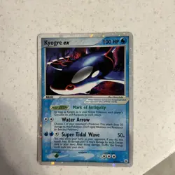 Pokemon Kyogre ex 94/101 Hidden Legends Ultra Rare Holo 100 HP EX Card 2004 - Image 1