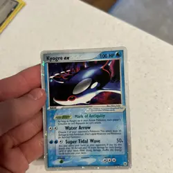 Pokemon Kyogre ex 94/101 Hidden Legends Ultra Rare Holo 100 HP EX Card 2004 - Image 4