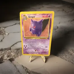 Pokemon TCG Gengar Base Set 6/102 Wizards of the Coast 1999 Vintage Card - Image 1