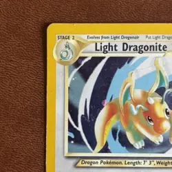 Pokemon TCG Light Dragonite Neo Destiny Holo Card 14/105 - Image 3