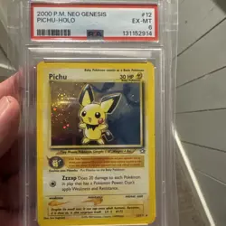 Pichu Neo Genesis Holo Card PSA 6 (12/111) NM Condition - Image 1