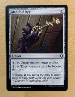 MTG Manifold Key Card, Baldur’s Gate - Image 1