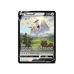 Arceus V SWSH204 Promo Card Pokemon TCG Brilliant Stars Holo NM Sword & Shield - Image 1