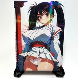 Zenki Chiaki Enno Sexy Hot Anime Waifu Girl Doujin Lewd Goddess Story Art Card - Image 1