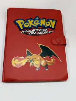 Pokemon Master Quest Binder Charizard Art Holds 80 Cards 2002 - Image 1